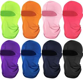 img 4 attached to Outdoor Sports Full Face Cover Balaclava - Sun Protection, Windproof, Dustproof, UV Protection