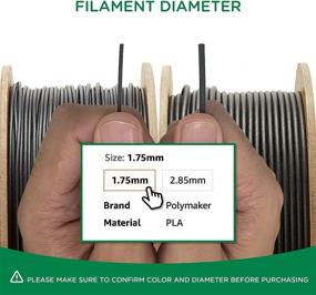 img 1 attached to Polymaker PolyTerra Bioplastic Printing Filament