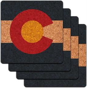 img 1 attached to Colorado State Flag Profile Coaster