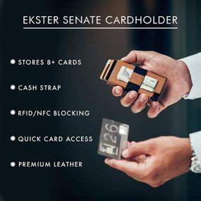 img 1 attached to 👛 Ekster Senate 3.0 Leather RFID Blocking Men's Accessories and Wallets, Card Holders & Money Organizers