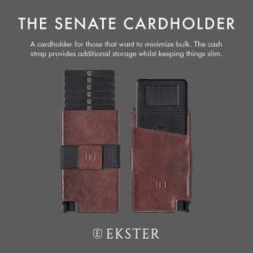 img 2 attached to 👛 Ekster Senate 3.0 Leather RFID Blocking Men's Accessories and Wallets, Card Holders & Money Organizers