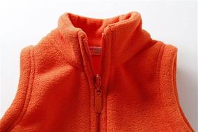 img 2 attached to Stylish and Warm: Mud Kingdom Boys Vest Fleece in Solid Color