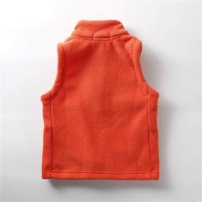 img 3 attached to Stylish and Warm: Mud Kingdom Boys Vest Fleece in Solid Color