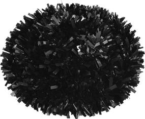 img 1 attached to Enhance your Holiday Decor with WILLBOND 26.2 Feet Metallic Christmas Tinsel Garland in Black - Perfect for Christmas Trees, Weddings, and Birthdays!