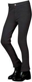 img 1 attached to Saxon Childs Adjustable Waist Jodhpur Girls' Clothing Pants & Capris - Enhanced SEO