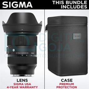 img 2 attached to 📸 Sigma 24-70mm f/2.8 DG DN Art Объектив для камер Sony E Mount: Обширный комплект Altura Photo Advanced Photo and Travel