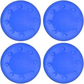 img 2 attached to 4-Pack Deep Blue Neuvikter Controller Grip Caps for PS4, PS3, PS2, Xbox 360, and Xbox ONE - Rubber Silicone Thumbstick Thumb Stick X Cover Case Skin Joystick Grips