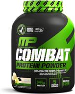 💪 musclepharm combat protein powder: 5-protein blend, vanilla flavor, 4lb - optimize your muscle growth logo