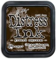 ☕️ introducing the ranger august ground espresso tim holtz distress ink pad: perfect for distressing and adding vintage touches! logo