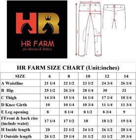 img 3 attached to HR Childs Silicone Riding Breeches Sports & Fitness for Team Sports