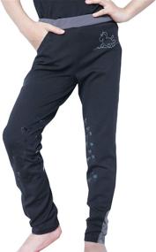 img 2 attached to HR Childs Silicone Riding Breeches Sports & Fitness for Team Sports