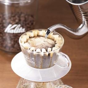 img 1 attached to 🌊 Kalita Wave Filter KWF-155 [1-2 Persons] White - Pack of 100 Sheets (#22213)