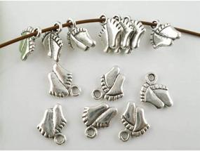 img 2 attached to PEPPERLONELY Antiqued Silver Charms Pendants Beading & Jewelry Making and Charms