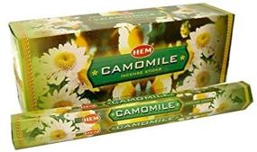 img 4 attached to 🌼 HEM Incense Camomile - Six Packs of 20 Stick Tubes, 120 Sticks in Total