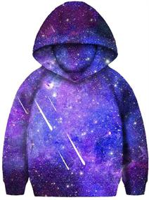 img 4 attached to SAYM Universe Sweatshirts Pullover Hoodies Boys' Clothing for Fashion Hoodies & Sweatshirts