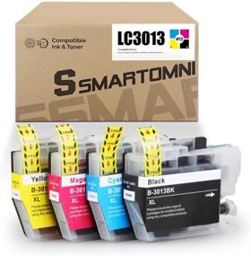 img 4 attached to 🖨️ S SMARTOMNI Compatible Ink Cartridges for Brother LC3013 Color 4-Pack (KCMY) Set - Compatible with Brother MFC-J491DW, MFC-J497DW, MFC-J690DW, MFC-J895DW Printers - Black Cyan Magenta Yellow