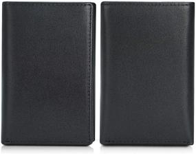 img 3 attached to 💼 Men's Polare Genuine Leather Trifold Wallet – Premium Accessory for Style and Function