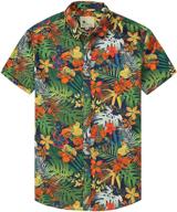 damipow men's clothing: hawaiian shirts with orange sleeves (style 49690) logo