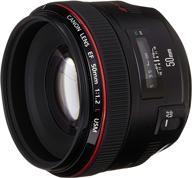 📸 canon ef 50mm f/1.2 l usm lens: exceptional quality for canon dslr cameras - fixed lens logo