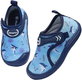 img 4 attached to 👟 Dimerryi Lightweight Quick Dry Non Slip Sandals: Perfect Girls' Shoes for Athletic Activities