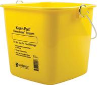 san jamar kp196kcyl kleen-pail 6 quart yellow commercial cleaning bucket: efficient and reliable logo