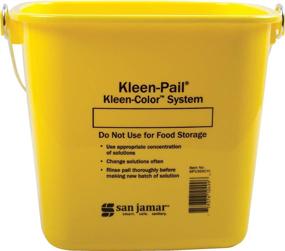 img 3 attached to San Jamar KP196KCYL Kleen-Pail 6 Quart Yellow Commercial Cleaning Bucket: Efficient and Reliable