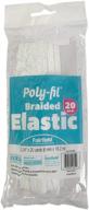 🧵 poly-fil a-elc2520b elastic, white: the perfect stretchy solution for any project logo