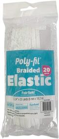 img 2 attached to 🧵 Poly-Fil A-ELC2520B Elastic, White: The Perfect Stretchy Solution for Any Project