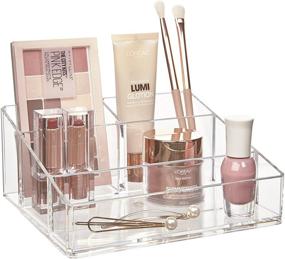 img 4 attached to 💄 Organize Your Vanity with the STORi Clear Plastic Makeup Organizer