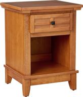 🏡 charming arts & crafts cottage oak night stand - home styles логотип