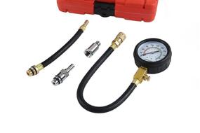 img 2 attached to 🔧 Shankly Compression Tester: Professional Grade for Domestic and Imported Cars, with 14mm/18mm Short Adapter and Flexible Adapters