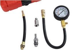 img 4 attached to 🔧 Shankly Compression Tester: Professional Grade for Domestic and Imported Cars, with 14mm/18mm Short Adapter and Flexible Adapters
