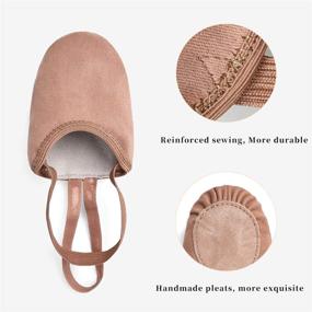 img 1 attached to STELLE Canvas Pirouette Shoes: Stylish Ballet Women's Shoes for Perfect Pirouettes