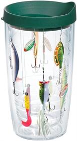 img 4 attached to 🎣 Tervis 16oz Clear Fishing Lures Tumbler with Wrap and Hunter Green Lid - Enhanced SEO