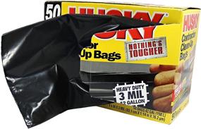 img 2 attached to 🗑️ Husky 42 Gallon Contractor Clean-Up 3-Mil Trash Bags (50-Count): Heavy-Duty Waste Disposal Solution