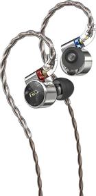 img 3 attached to FiiO FD3 Earphones Hi-Res 1DD In-Ear Monitors MMCX Connector Flagship-Level DLC Diamond Diaphragm 4 Strands Of High-Purity Monocrystalline Copper Wires (Silver)