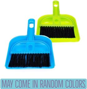 img 2 attached to 🧹 Convenient Broom and Dust Pan Set - Small Size (Pack of 2)