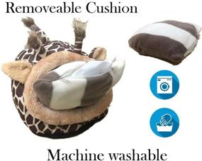 img 2 attached to 🐹 Washable Guinea Pig Bed - PULEIDI Small Animal Hideout for Guinea Pig, Chinchilla, Hamsters, Hedgehog - Cage Accessories