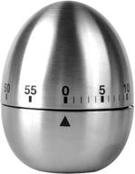 ⏳ jayron jr-wg015 stainless steel mechanical egg kitchen timer - 60 minutes count down timer for cooking and learning logo