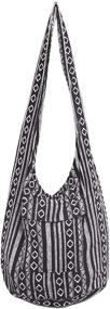 img 4 attached to Changnoi Unique Hippie Crossbody Pattern Handbags & Wallets: Trendy Women's Crossbody Bags