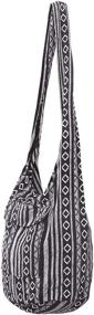 img 3 attached to Changnoi Unique Hippie Crossbody Pattern Handbags & Wallets: Trendy Women's Crossbody Bags