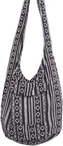 img 2 attached to Changnoi Unique Hippie Crossbody Pattern Handbags & Wallets: Trendy Women's Crossbody Bags