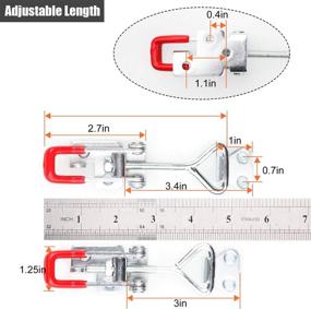 img 2 attached to 🔒 Adjustable Lockable Eliseo Storage Solution with Enhanced Holding Capacity