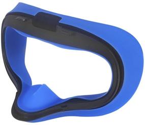 img 1 attached to Улучшите свой Oculus Quest 1 с помощью накладки для глаз VR Eye Silicone от MASiKEN - противопотное, стираемое и комфортное! (Синий)