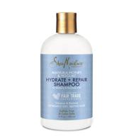 🍯 sheamoisture hydrate & repair moisture shampoo - manuka honey & shea butter for damaged hair, 13 oz logo