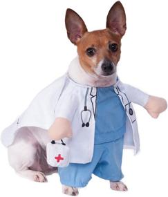 img 3 attached to 👩 Rubies Walking Vet Pet Costume: Dress Your Furry Friend in Style!