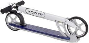 img 1 attached to 🛴 High-Capacity XOOTR Dash Teen/Adult Kick Scooter - Reliable Lifelong Support - Convenient QuickClick Latch Folding System - Responsive Front & Rear Brake