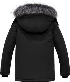 img 3 attached to ZSHOW Winter Hooded Quilted Windproof Boys' Clothing: Jackets & Coats