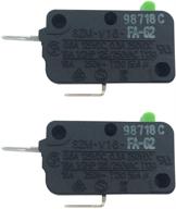 🔘 lonye szm-v16-fa-62 3b73361e microwave oven door micro switch: perfectly compatible with lg starion microwave 6600w1k001c ps3522736 (pack of 2) - order now! logo