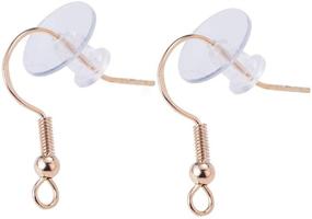 img 2 attached to 💎 Prevent Earring Sagging with Tegg Plastic Disc 200PCS 10mm Clear Comfort Pads for Earring Backs